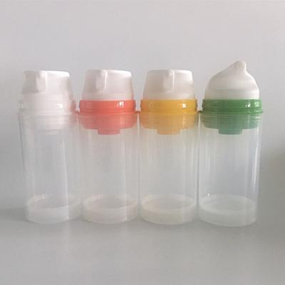 China High Quality Airless Cosmetic Plastic Bottle Packaging Pump Lotion Pump Bottle Transparent Airless Packaging Bottle for sale