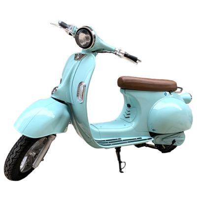 China 2022 Hot Selling New Design 2000W 60V Retro Electric Vespa 2 Wheel Motorcycles Italy EEC Electric Scooter MB099 for sale