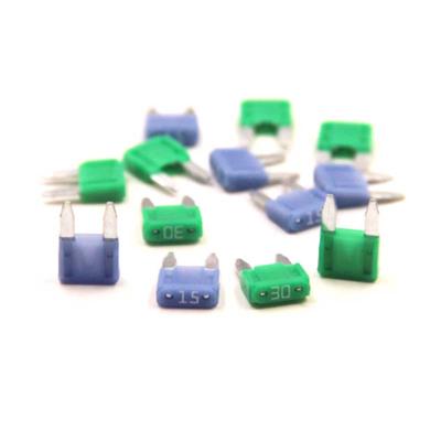 China New LOW VOLTAGE factory supply attractive price mini fuse high quality nylon blade zinc alloy fuse for sale