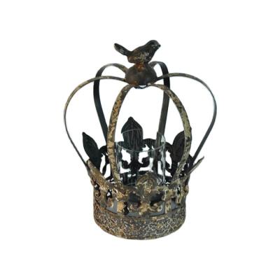 China Custom Home Decoration Antique Bird Decoration Candle Holder for sale