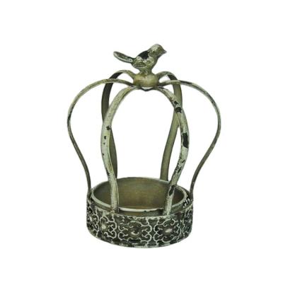 China Home Decor Rustic Antique Candle Candlestick Holder for sale