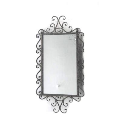 China Home Room Traditional Decoration Large Wall Frame Iron Metal Classic Mirror for sale