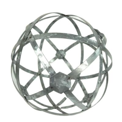 China Gray Zin Extra Large Garden Ball 19*19*19CM for sale