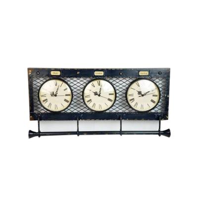 China Cheap modern antique metal wall clock style decoration home antique, clock for decoration for sale