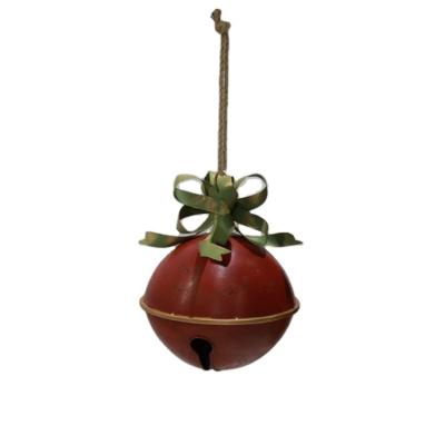 China Europe Rust Finished Vintage Style Decoration Cast Iron Hanging Bell for sale