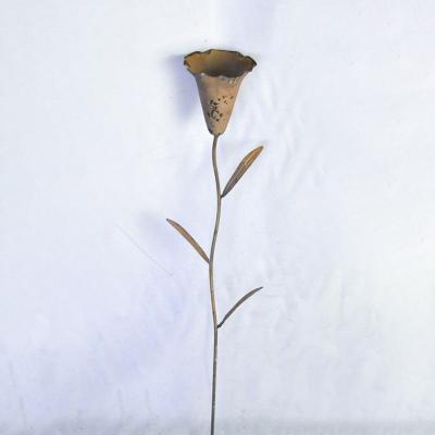 China Retro Antique Metal Garden Decoration Flower Stick 10.5*10.5*71CM for sale