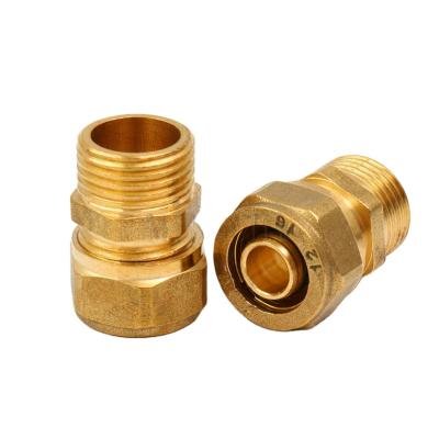 China ZHUJI BRASS MALE WATER/OIL/GAS/AIR PLUG FOR PEX PIPE FITTING WATER PIPING ALUMINUM PLASTIC HOUSEHOLD for sale