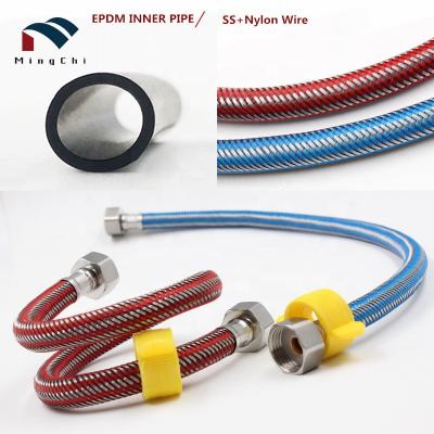 China 18 Inch Stainless Steel Hose Flexible Hose Sanitary Braided Toilet Hose for sale