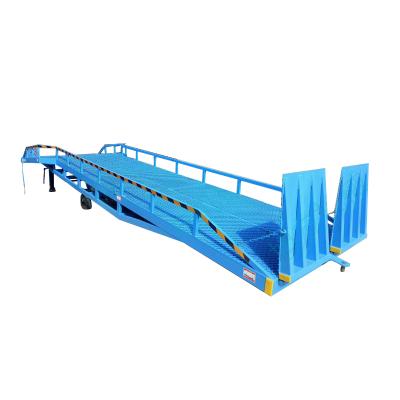 China Building Material Shops 12 Ton Mobile Container Truck Warehouse Handling Terminal Hydraulic Lift Ramp for sale