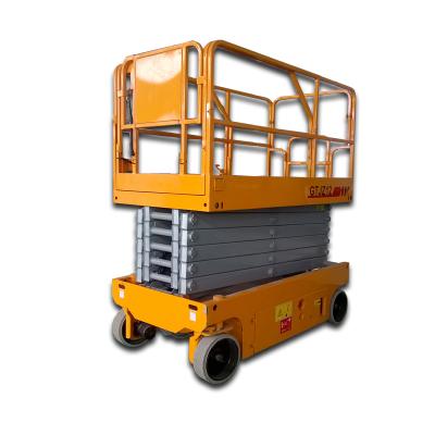 China Hotels 4 6m 12m 14m Battery Hydraulic Movable Man Electric Scissor Lift Table for sale