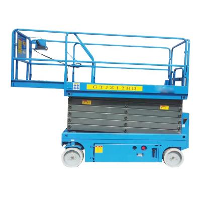 China Hydraulic Mobile Hotels Elevator 14m 4m 6m 8m 12m , Hydraulic Self Propelled Elevator For Man Lifter for sale