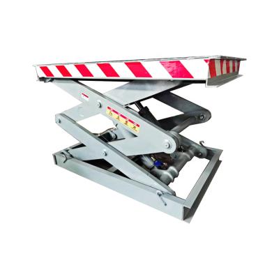 China Building Material Shops Factory Warehouse Cargo Use Hydraulic Electric Fixed Heavy Load Scissor Lift For Sale for sale