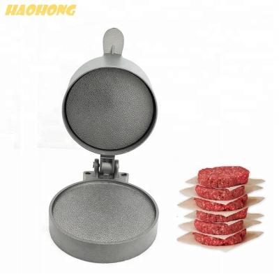 China Home Kitchen High Quality Adjustable Aluminum Burger Patty Maker Hamburger Press for sale