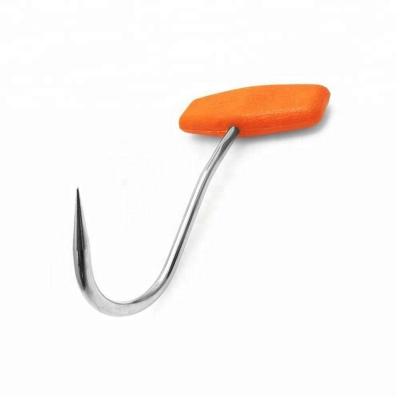 China food & High Quality Beverage 5.5 Inch T Shape Stainless Steel Metal Butcher Hook/Meat Hook for sale