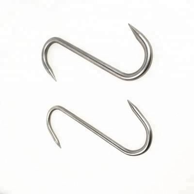 China Butcher Tool Stainless Steel Butcher Meat Hooks for sale