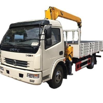 China TRUCK CRANE Small 3 Ton Truck Mounted Telescopic Boom Crane for sale