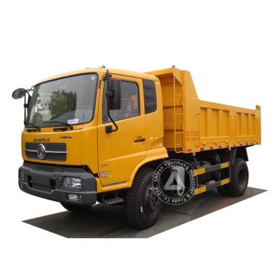 China Dongfeng 4*2 10 tons loading capacity 6 tires dump truck dumper for sale 6 - 8L for sale