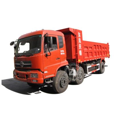 China Dongfeng 8 wheel 16 cubic meter tipper > 20 ton dump truck prices; 8L for sale