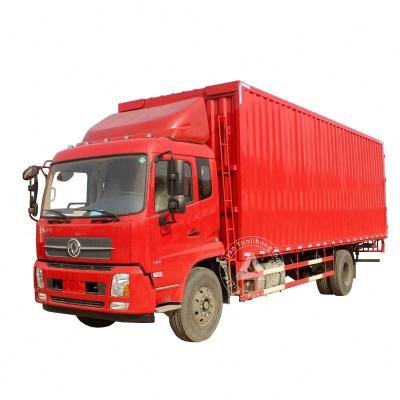 China Dongfeng custom 4x2 5 ton 10 ton open box wing cargo van truck for sale 8600x2500x2900mm for sale