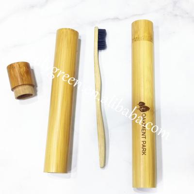 China Eco-Friendly BPA Free Replaceable Head Bamboo Toothbrush With Bamboo Toothbrush Holder Volume for sale