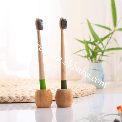 China Eco Friendly Plastic Free Charcoal Infused Bristles Bamboo Toothbrush Manufacturer for sale