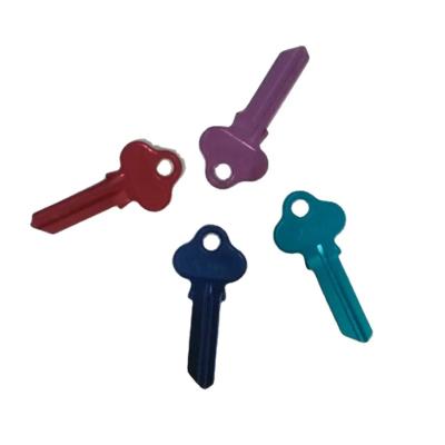 China factory supply cheap zinc alloy remote plastic door blanks brass steel key custom for sale