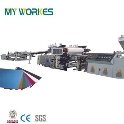 China Sheet China PVC Sheet Making Machinery Equipment For Production Of Plastic Product Making Machinery for sale