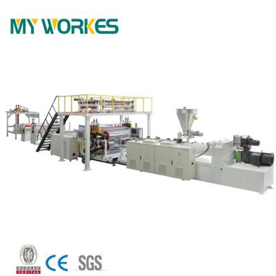 China Sheet pp core plastic sheet extrusion equipment extruder plastic kemach ijecshen mashineri for plastic for sale