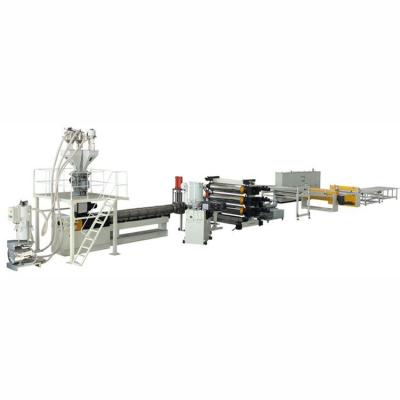 China Sheet Plastic PE ABS PP Sheet Extrusion Manufacturing Production Making Machine Extruder Machinery Line for sale