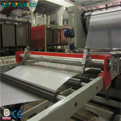 China Plastic Sheet PP/PE/ABS Sheet Making Machine for sale