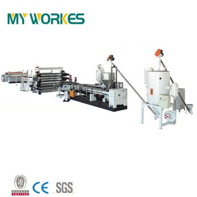 China pp sheet sheet plastik machinery production equipment extrusion fabrication line for sale