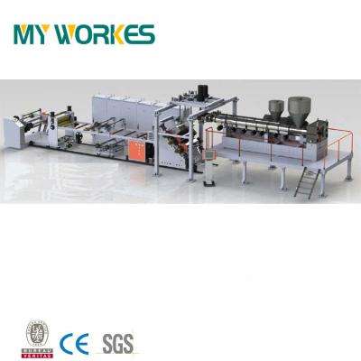 China Plastic Sheet PET Sheet Making Machine Extruder Extrusion Production Line for sale