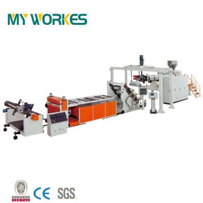 China Plastic Extruders Sheet 610mm PET Sheet Extrusion Line Machinery for sale