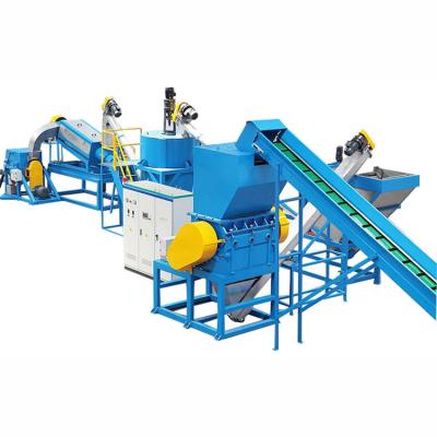 China PET Wash Plastic Waste PET Bottle Flakes Washing Machine Drying Recycling Line for sale