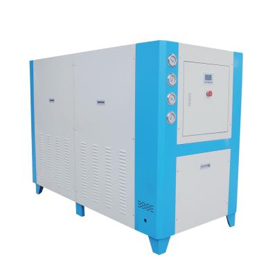 China Industry Use Manufacture Easy Installation 20 40 50 Hp Tank Dual Compressor Industrial Water Cooled Chiller for sale