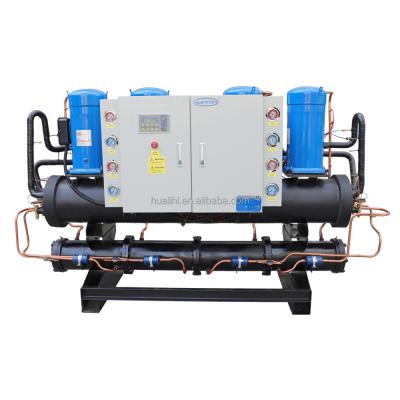 China Industrial Cooling Solutions 40HP Water Cooled Water Chiller For Cooling Water In Industry To Produce Welded Meshes for sale