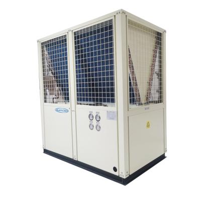 China 50HP 130KW Modular Air Cooled Water Chiller Air Conditioner Roll Type For Air Conditioner System for sale