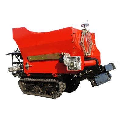 China High Effect Mini Crawler Type Organic Spray Fertilizer Spreader For Greenhouse for sale