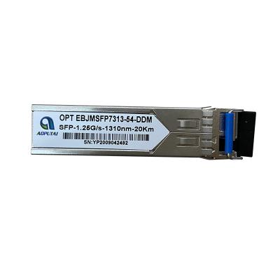 China Hot Single Network Switch Fiber SFP 1.25Gb/s 1310T/1550R LC LVPECL 20km Module for sale