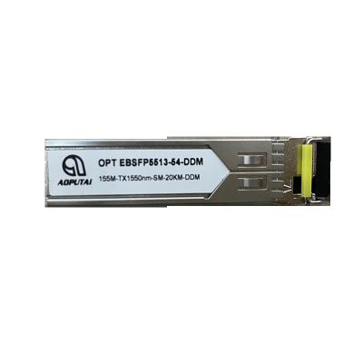 China ONU networkswitch 155Mb/s 20km 1550T/1310R LC LVPECL 3.3V Module DDM for sale