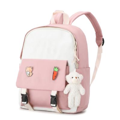 China Cute Bear Backpack 3-4-5-6 Year Old Cartoon Kindergarten Kindergarten Traveling School Bags School Backpack for sale