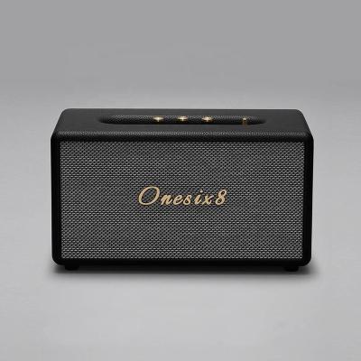 China No Soundcore retro vintage leather custom speaker bluetooths 60W wireless speaker for sale