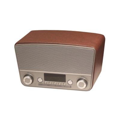 China No Fashion Old Vintage Retro Wood Tooth 80W Two Way High Fidelity Audio Blue Speaker With AC Power for sale