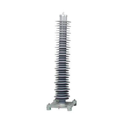 China TERESA HY10WZ-108/281 Lightning Arrester 110kv Power Station High Voltage Type Non-Gap Zinc Oxide Arrester HY10CX-102/296 HY10WZ-108/281 for sale