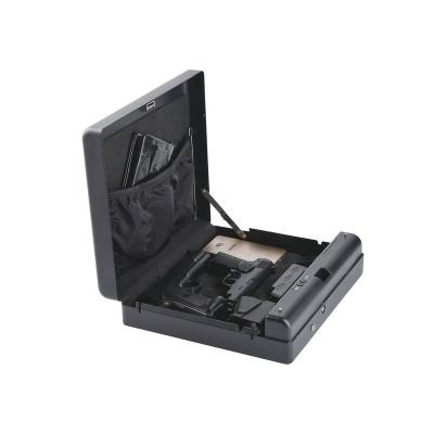 China Biometric Hand Well P2EF Hand Gun Safe Biometric Hand Gun Safe Key Portable Key Biometric Gun Safe for sale