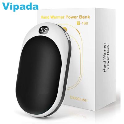 China New 12000mAh Rechargeable Hand Warmer Power Bank,Portable Pocket Mini USB C Electric Rechargeable Hand Warmer For Winter for sale