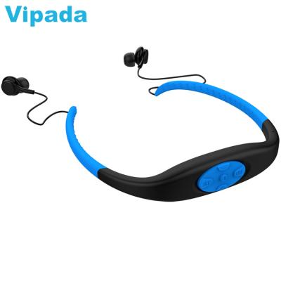 China Neckband IPX8 8GB Swimming Earphone Headphone Headset Earbud Necklace Player Waterproof Wireless MP3 Player for sale