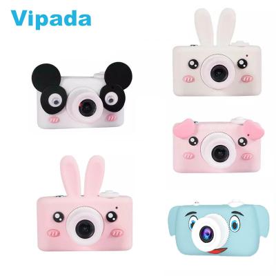 China Cute Mini Digital Camera D3 Camera Cartoon Cute Plus 2 Inch HD Screen Child's Enlightenment Toy Birthday Gift Photography Video Camera for sale