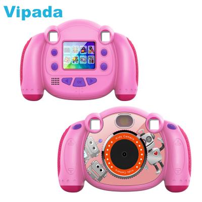 China Cheap Cartoon Digital Camera Kids Toys Cute 2 Inch Mini 1080P Camera KC501 Birthday Gift Toys Camera Drop Shipping for sale