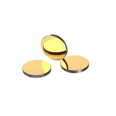 China Reflective Machinery Repair Shops Silicon Mirror CO2 Laser Mirror Parts SI Gold Plated Silicon Dia19 20 25 30 38.1mm For CO2 Laser Machine for sale